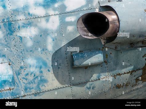 The Old Aircraft Jet Engine Stock Photo Alamy