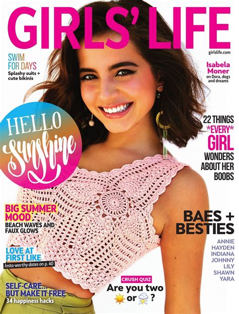 Isabela Moner Girls Life Magazine June July 2019 Issue 0 0 May 26 2019