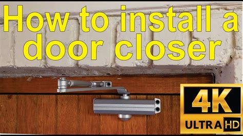 How To Install An Automatic Door Closer Youtube