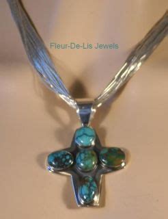 Jay King Mine Finds Abalone Green Turquoise Jet Pendant Sterling On