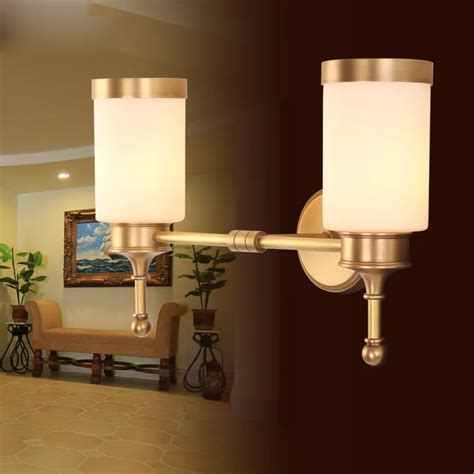 American Minimalist Modern Living Room Lamps Copper Study Bathroom Wall