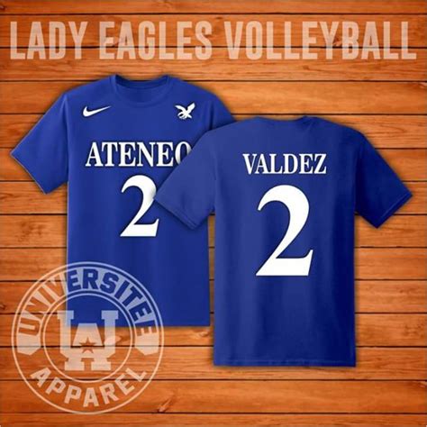 Ateneo Lady Eagles T Shirt Ateneo Volleyball Player Jersey Shirt Ateneo