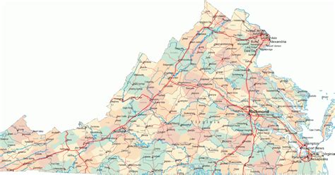 Virginia County Maps Vdot Virginia Map