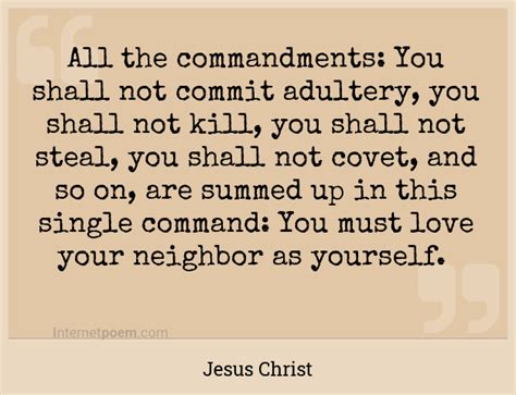 All The Commandments You Shall Not Commit Adultery 1