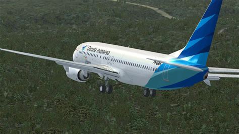 garuda indonesia boeing 737 800 pk gma for fsx