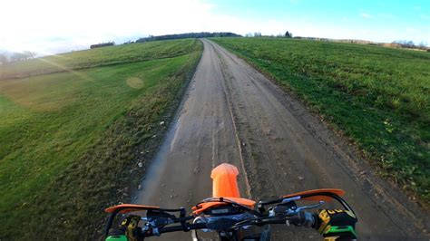 Very Slippery Late Autumn Drive Ktm 250 Exc F Youtube