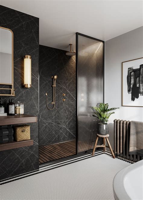 36 Wonderful Black Marble Bathroom Design Ideas Looks