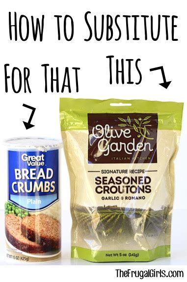 Bread Crumb Substitute Easy Cooking Hack The Frugal Girls