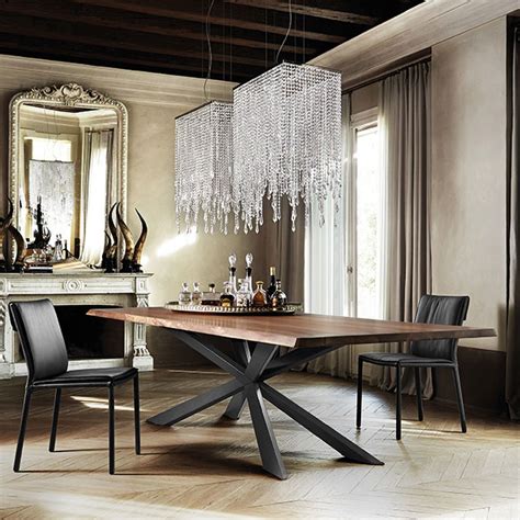 See more ideas about solid wood dining table, wood dining table, solid wood. Cattelan Italia Spyder Wood Dining Table | Wooden ...
