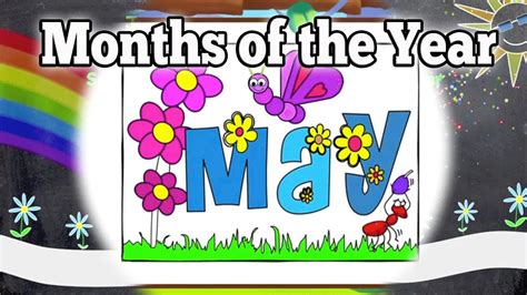 Months Of The Year Song Kids Sing Along Fun Learning Good For Esl