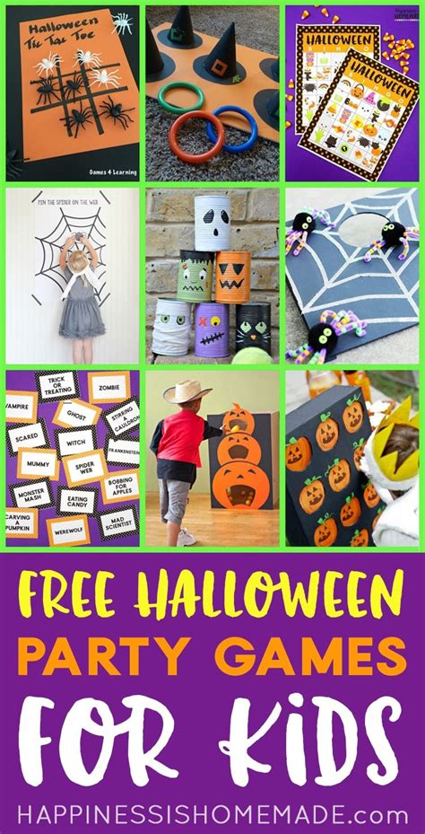Free Halloween Games For Kids Planning A Halloween Party For Kids