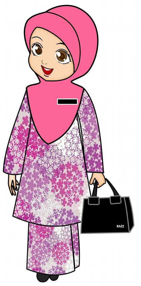 Muslim Girl Kartun Gambar Kartun