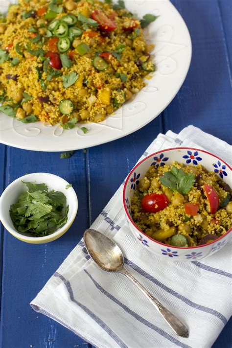 Moroccan Spiced Couscous With Vegetables And Chick Peas
