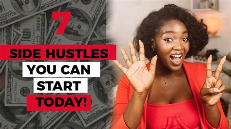 7 side hustles you can start today for extra money side hustles africa the antwiwaa youtube