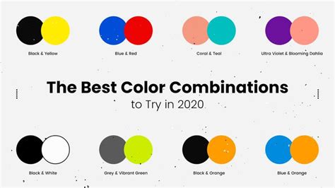The Best Color Combinations To Try In 2020 Info Graphic Design Graphic