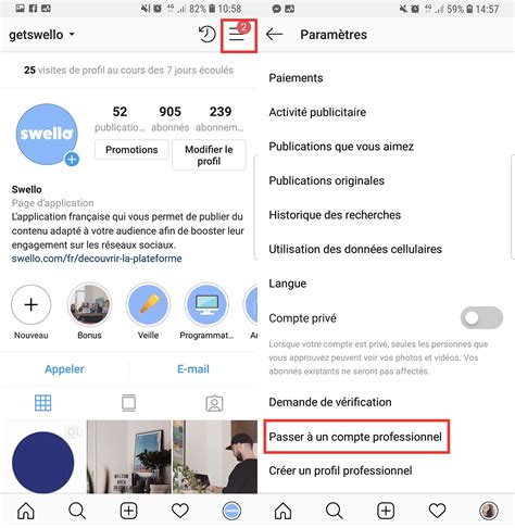 Passer En Compte Pro Instagram Et Optimiser Son Profil En Min My Xxx