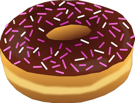 Dessert Donut Pink Free Vector Graphic On Pixabay