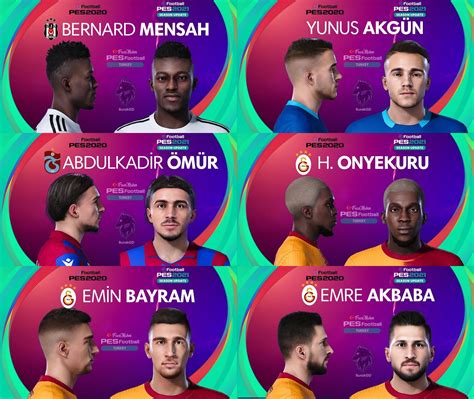Pes 2021 Turkey Süper Lig Facepack 4 By Pes Football Turkey