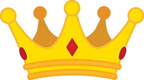 Vector Illustration Of Crown Made In Trendy Flat Style Stock