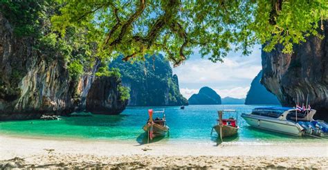 Krabi Hong Islands Day Trip By Speedboat With Lunch Getyourguide