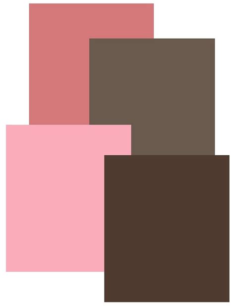 Color Combinations Pink And Brown Places In The Home