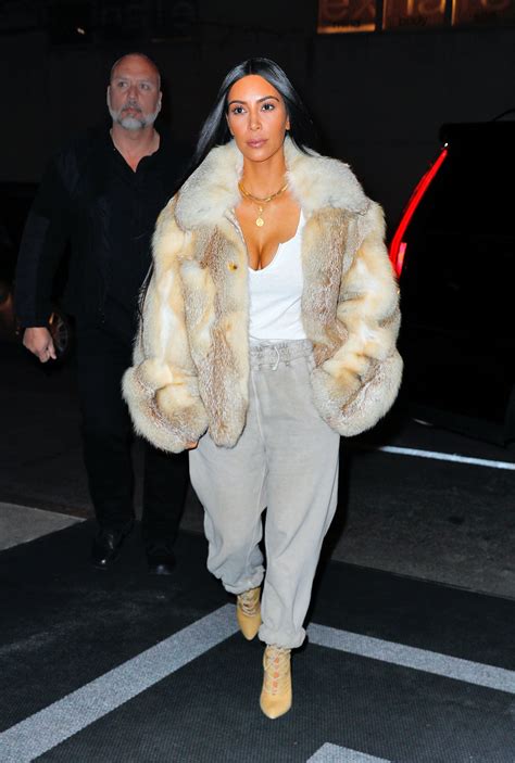 Kim Kardashian Rocks A Gucci Pantsuit Without A Top In L A