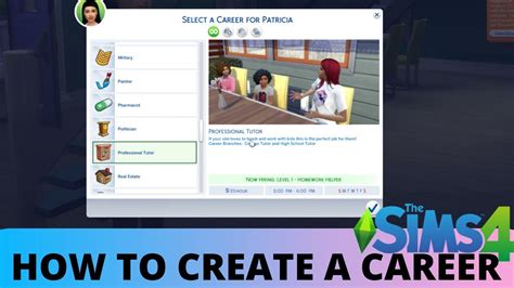 How To Make Your Own Career In The Sims 4 Tutorial Plus Giveaway 2020