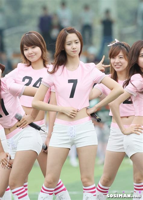 Im Yoona Korean Cute Girl Singer Sexy Photo At Namyangju Central Football Game ~ Korean Top Cute