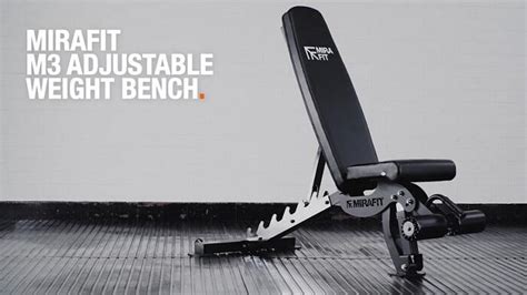Mirafit M3 Adjustable Weight Bench Review Includes Video