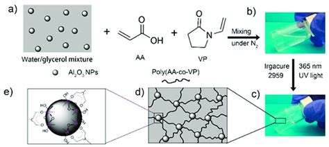 Scheme 1 Preparation And Cross Linking Mechanism Of Nc G Gels A