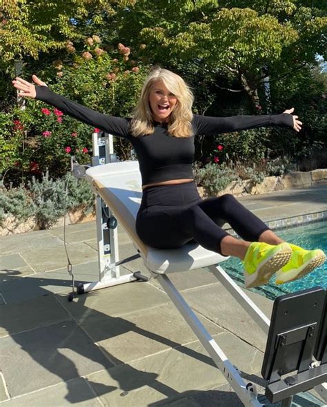 Christie Brinkley 66 Displays Ageless Beauty As She Reveals Workout