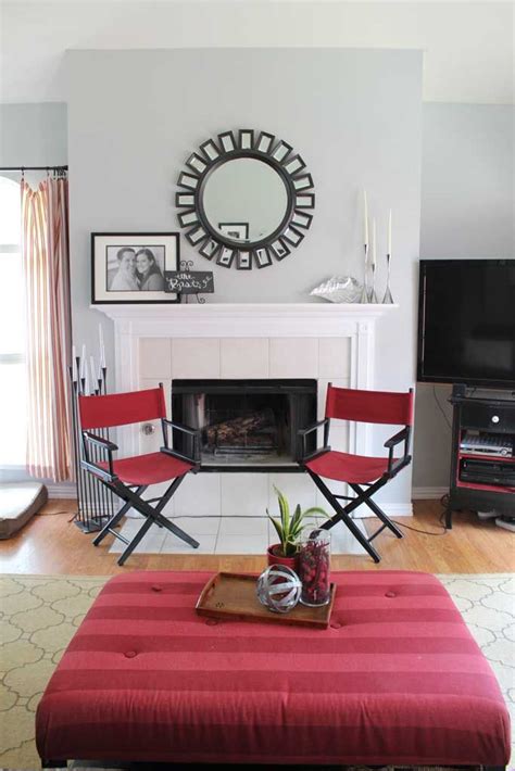 Having red and grey accents on the wallpaper is the best way to bring a difference to your settings. Red and Gray Living Room | www.amusingmj.com | Living room grey, Living spaces, Living room