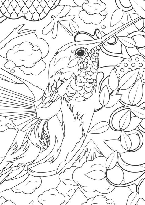 Difficult Animals For Adults Coloring Pages Bird Coloring Pages