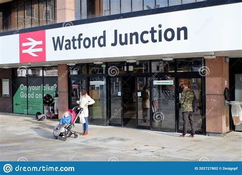 Front Entrance At Watford Junction Railway Station The Station Is On