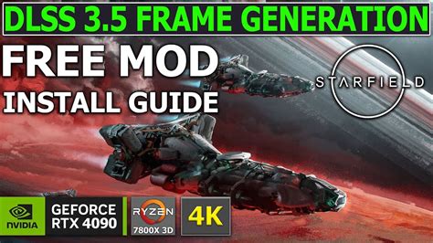 Starfield K FREE DLSS Frame Generation Mod Install Guide RTX X D YouTube