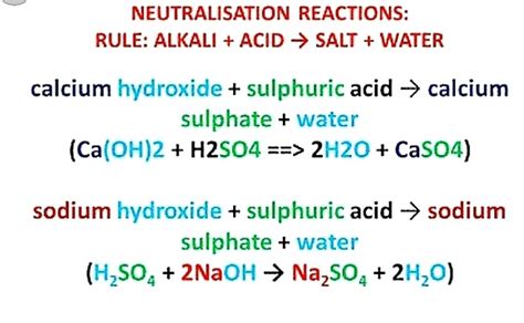 Sulphuric Acid Sodium Hydroxide Balanced Equation