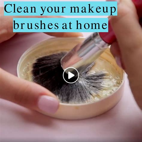Clean Your Makeup Brushes At Home Simple Life Hacks Cleaning Hacks