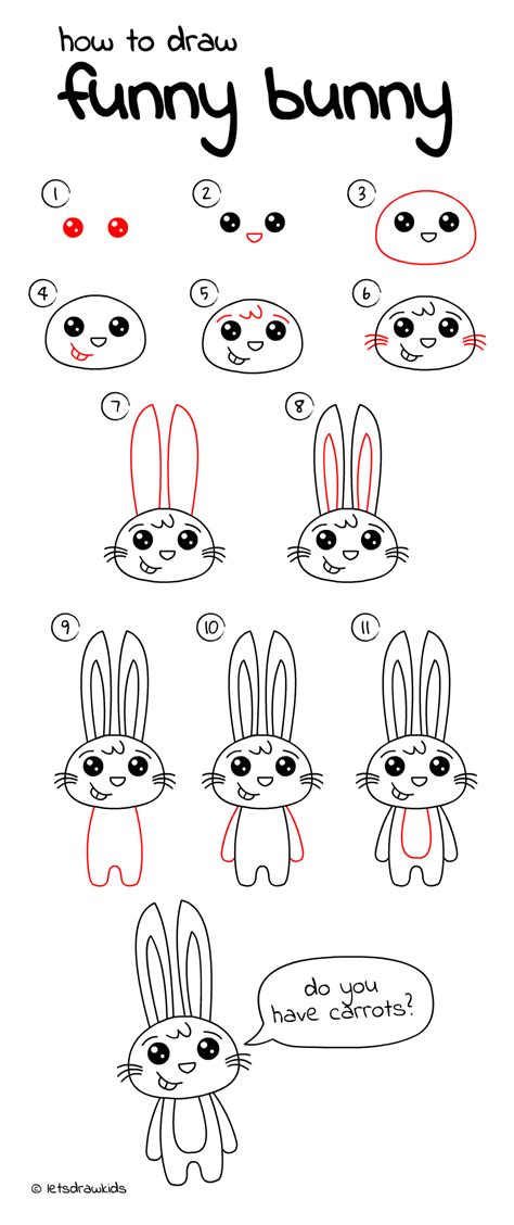 It shows how to draw the car in 5 simple steps. How to draw Funny Bunny. Easy drawing, step by step ...