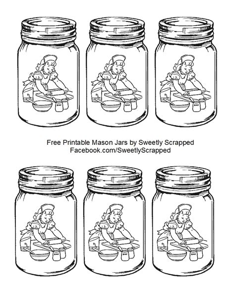 This adorable printable mason jar calendar may just go down in damask love history as being the the magic of this calendar happens when you stack it all together to create a mason jar full of craft. Sweetly Scrapped: 3 Styles of Free Printable Mason Jar Tags