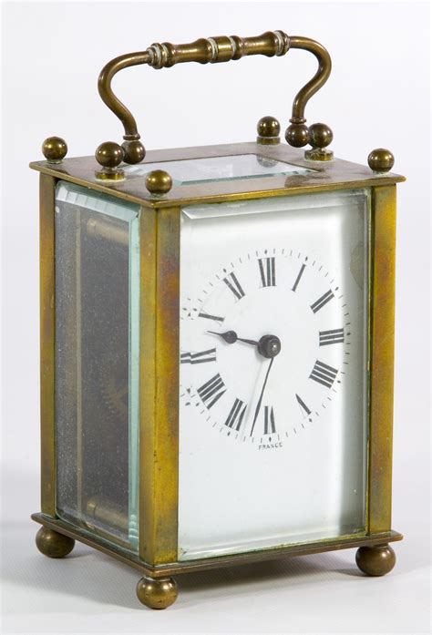 French Brass Carriage Clock By Duverdrey And Bloquel Carriage Clocks
