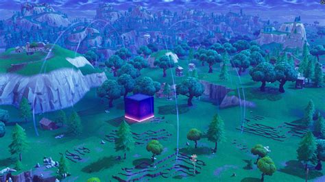 The Mysterious Giant Cube In Fortnite Now Has A Low Gravity Field
