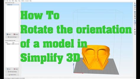 How To Rotate Models In The Correct Orientation Simplify 3d