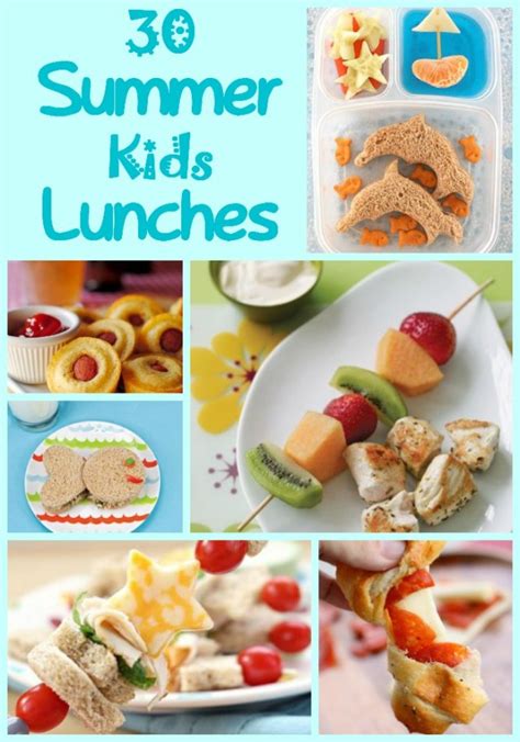 30 Summer Lunches For Kids