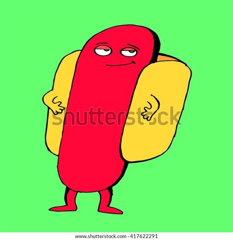 Sexy Hot Dog Stock Vector Royalty Free 417622291 Shutterstock