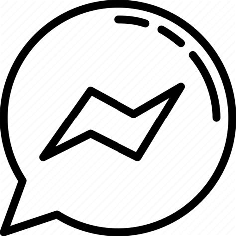 Facebook Media Messenger Social Icon Download On Iconfinder