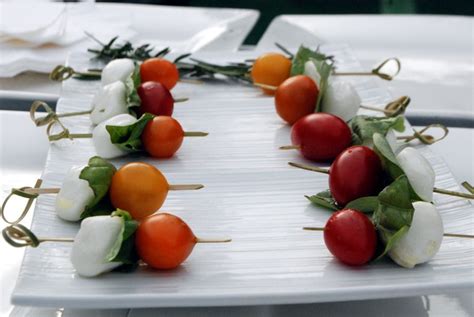 Palm Springs Caterers Refreshing Caprese Skewers Is A Great Tray