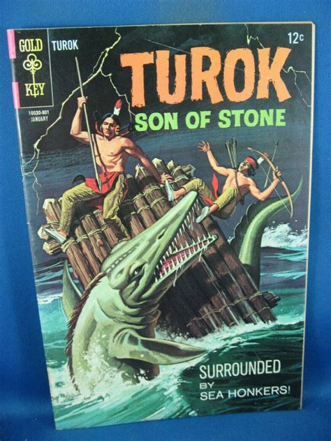 Turok Son Of Stone F Vf Gold Key Dinosaur Cvr Comic Books