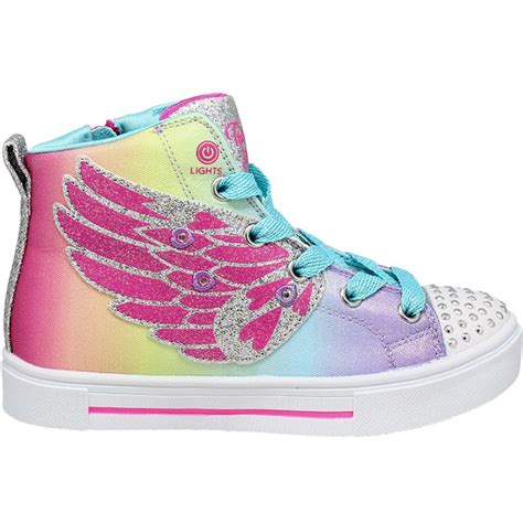 Skechers Twinkle Sparks Wing Charm Girls Shoes Rogans Shoes