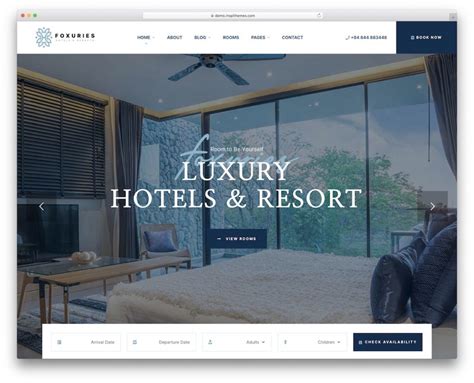 30 Best Hotel Wordpress Themes With Online Booking 2021 Colorlib