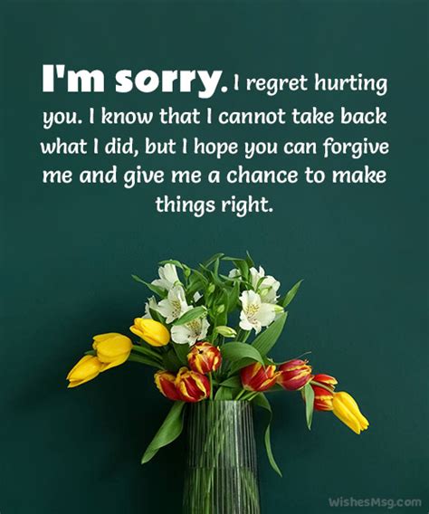 100 Sorry Messages And Apology Quotes Wishesmsg